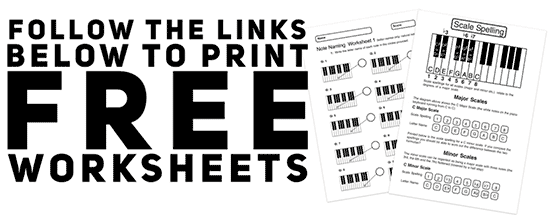 Printable free PDF Music Theory Worksheets