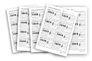 music theory worksheets to print in PDF form